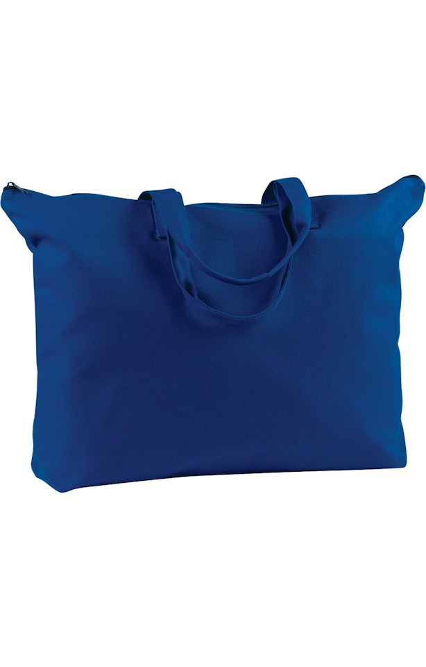 BAGedge BE009 Canvas Zippered Book Tote - Royal