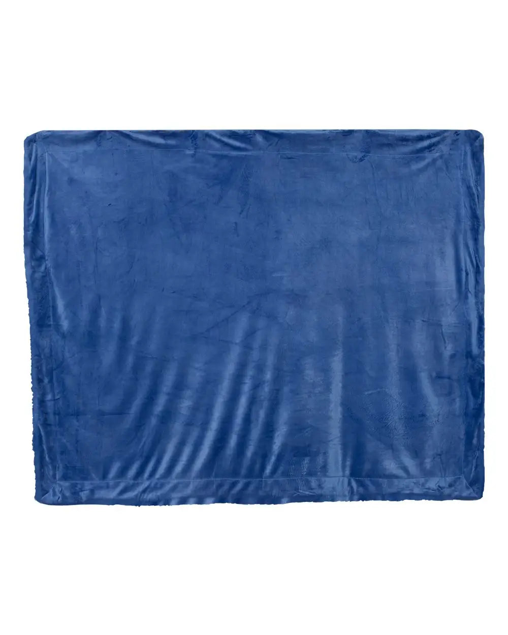 Alpine Fleece 8712 Micro Mink Sherpa Blanket - Royal - one Size Fits Most