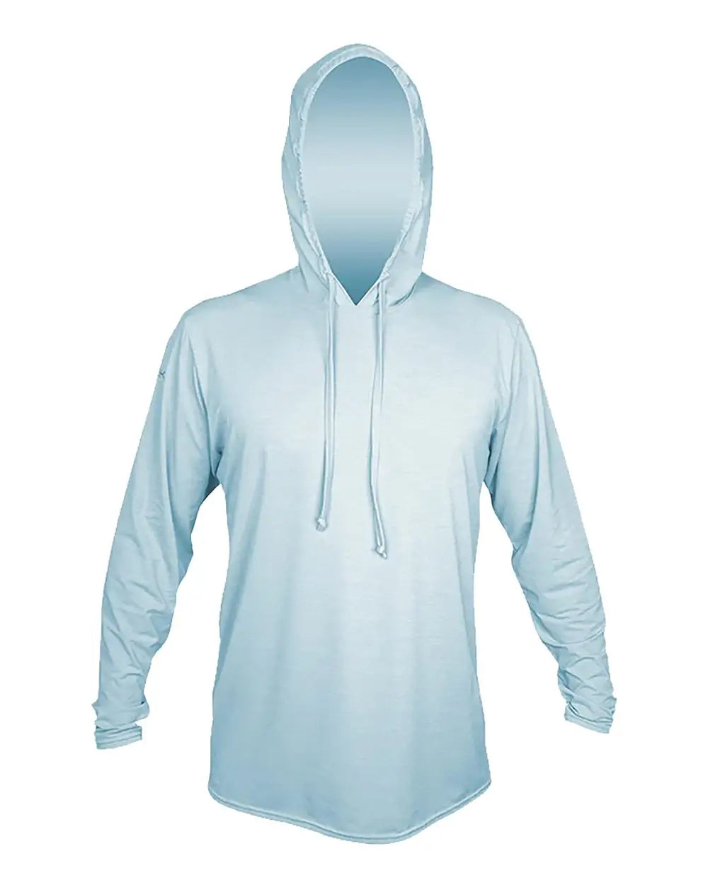 Anetik Mvlprh8 Low Pro Tech Hooded Long Sleeve T-shirt - Sky Heathered - Xs