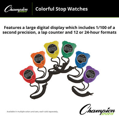 Champion Sports 910 Stopwatch - Ea