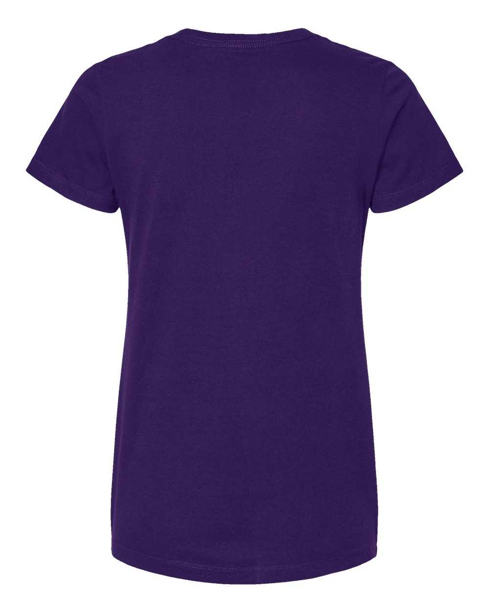 M&amp;O 4810 Women&#39;s Gold Soft Touch T-Shirt - Purple - HIT a Double - 5