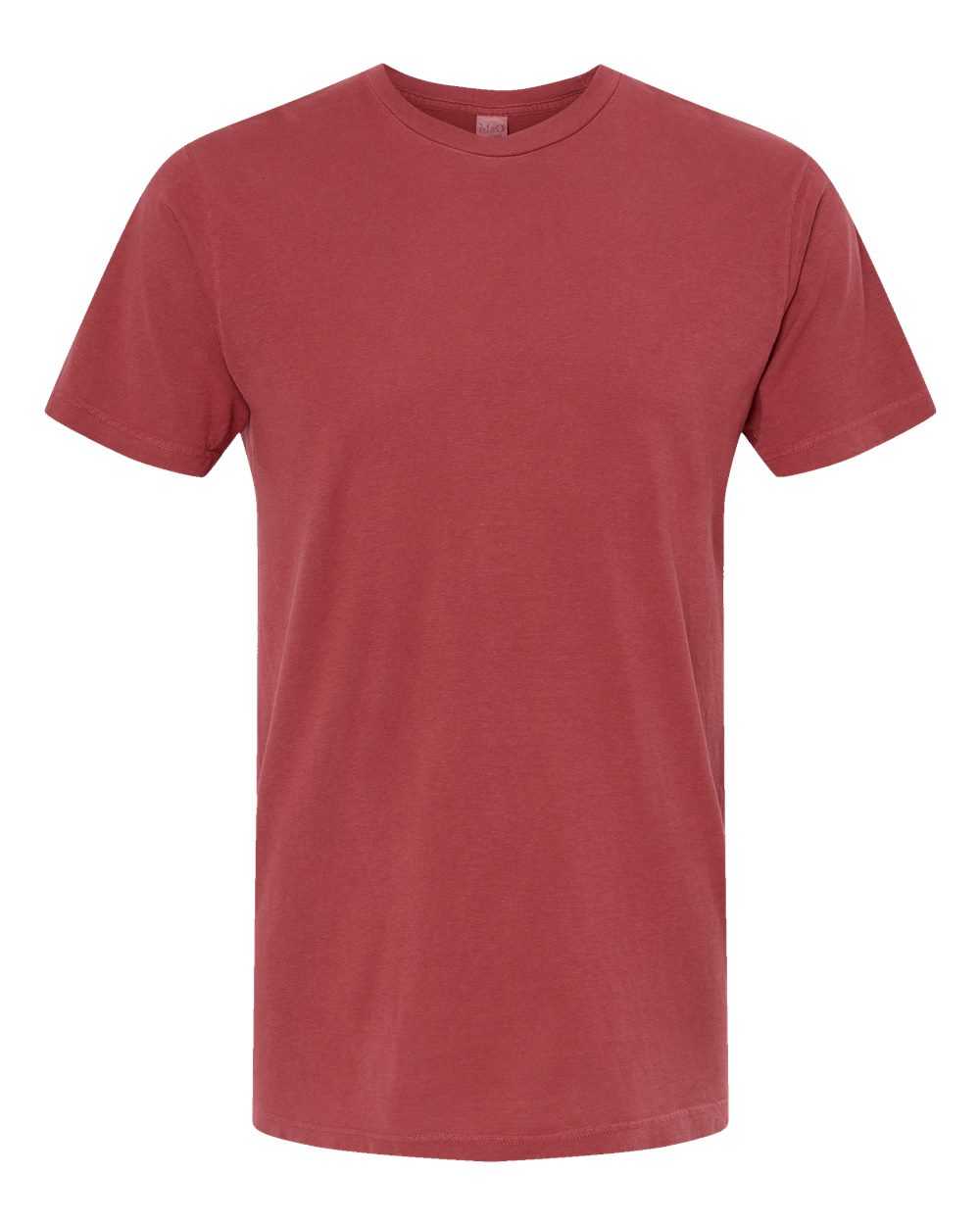 M&O 6500M Unisex Vintage Garment-Dyed T-Shirt - Crimson - HIT a Double - 1