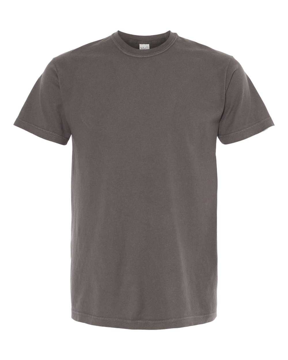 M&O 6500M Unisex Vintage Garment-Dyed T-Shirt - Pepper - HIT a Double - 1