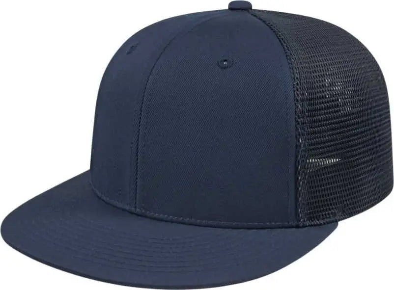 Cap America I8501 Flexfit Performance Trucker Mesh Back - Navy - Xs