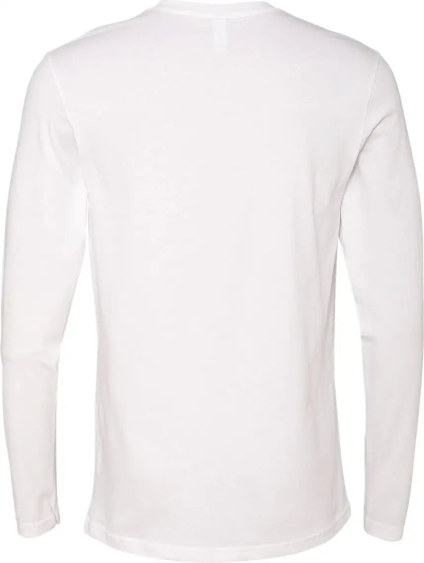 Next Level 3601 Cotton Long Sleeve T-shirt - White