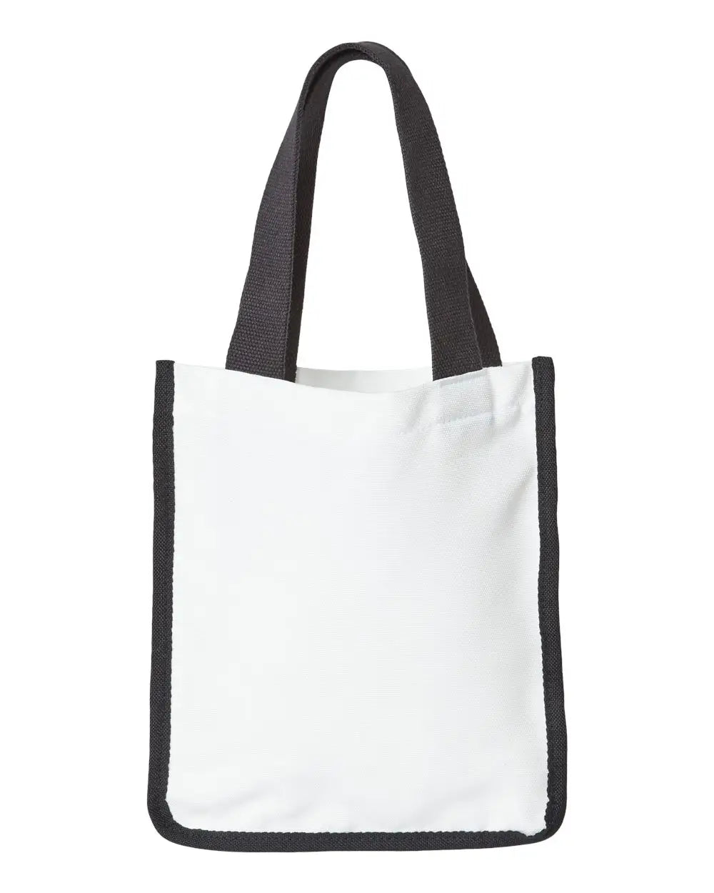 Liberty Bags Psb810 Sublimation Small Tote - White Black / one Size Fits Most