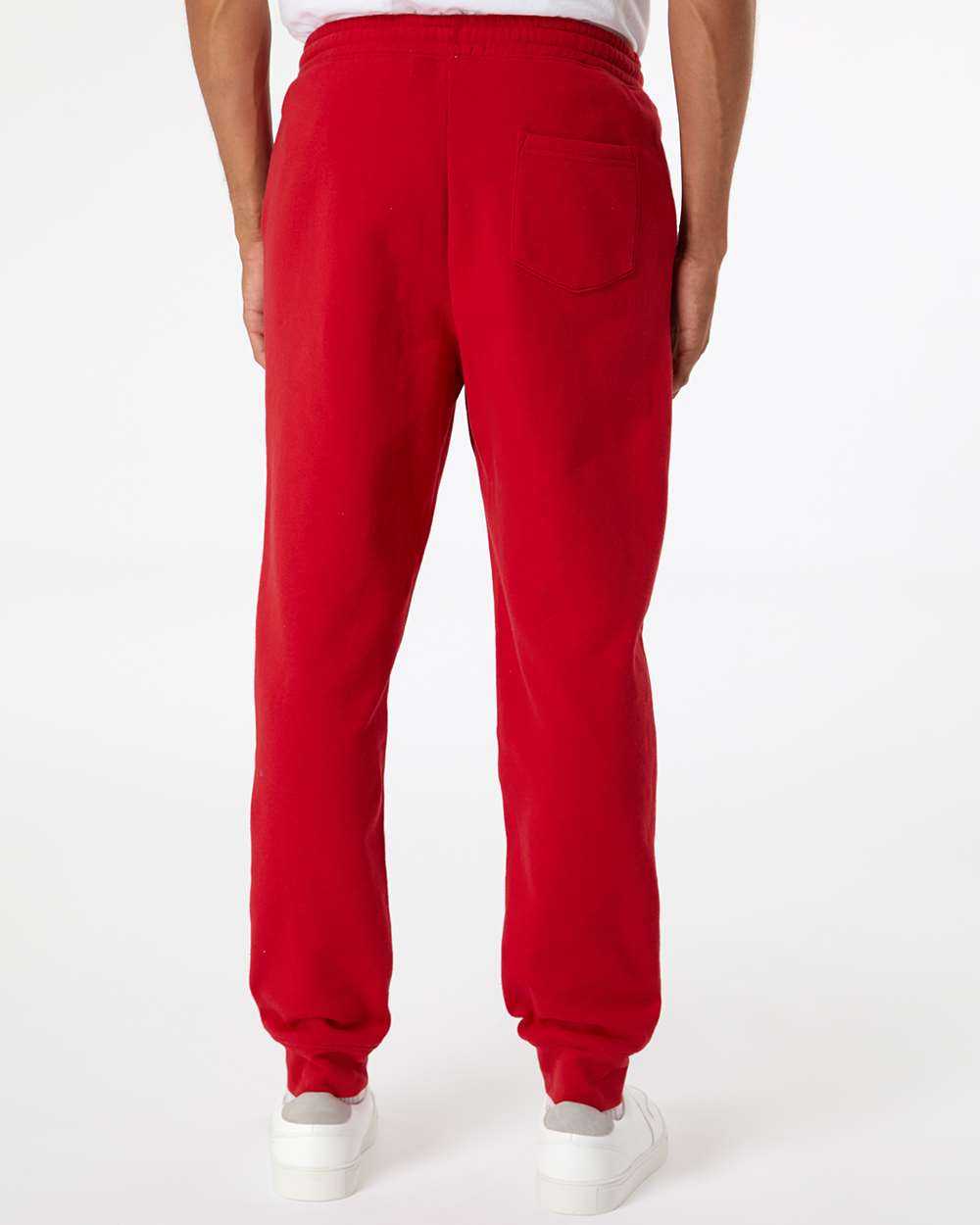 Independent Trading Co IND20PNT Midweight Fleece Pants - Red - HIT a Double - 3
