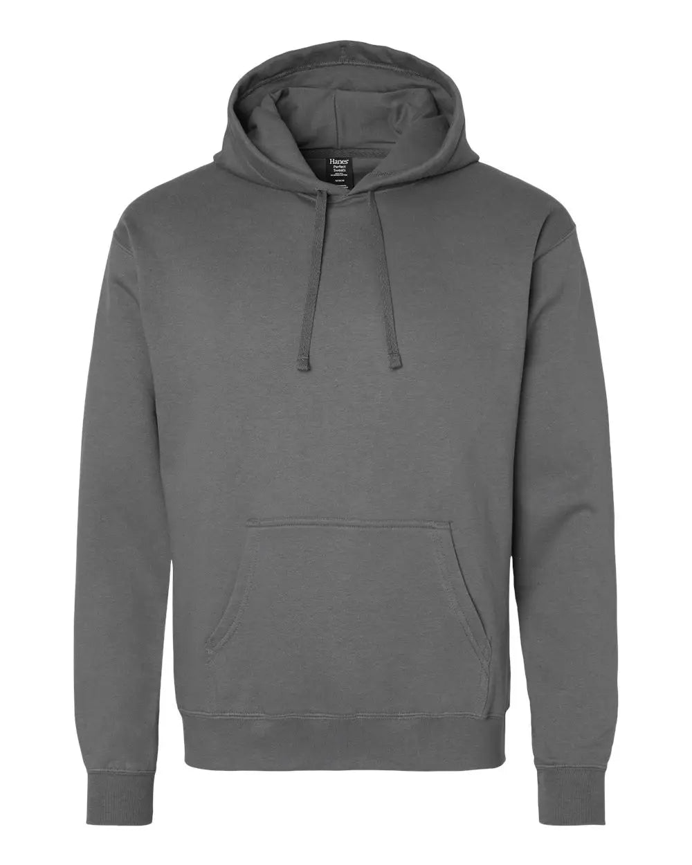 Hanes Rs170 Perfect Sweats Hooded Sweatshirt - Smoke Grey - Gray / s