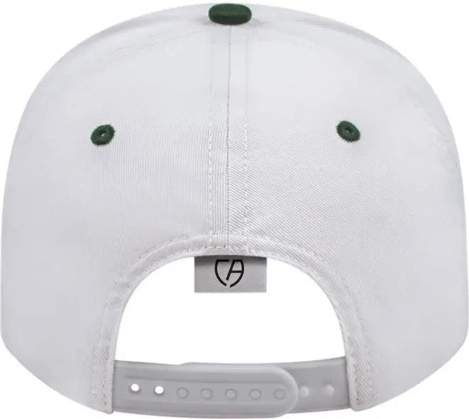 Cap America I8505 Original Poly/cotton Snap Back - White Dark Green