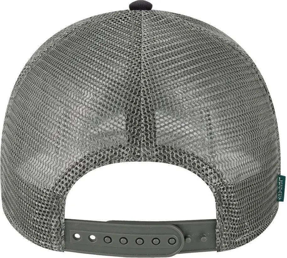 Legacy Lps Lo-pro Snapback Trucker Cap - Black Dark Grey - Gray / one Size Fits Most