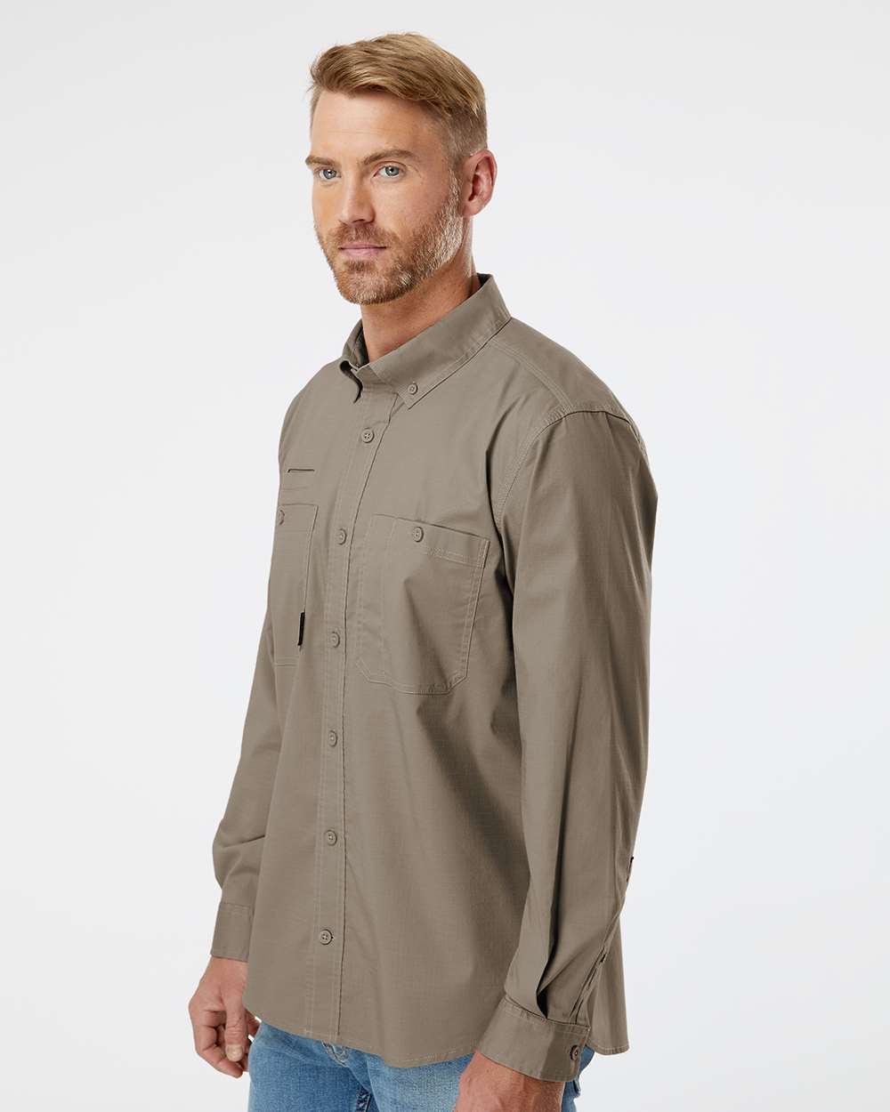 Dri Duck 4450T Craftsman Woven Shirt - Rope - HIT a Double - 2