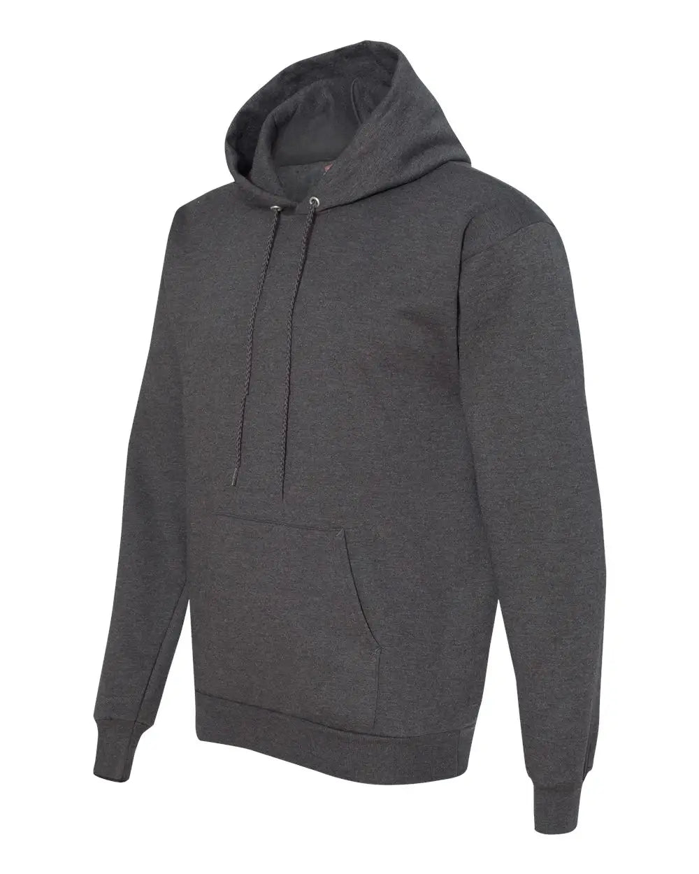 Hanes P170 Ecosmart® Hooded Sweatshirt - Charcoal Heather - Dark Gray / s