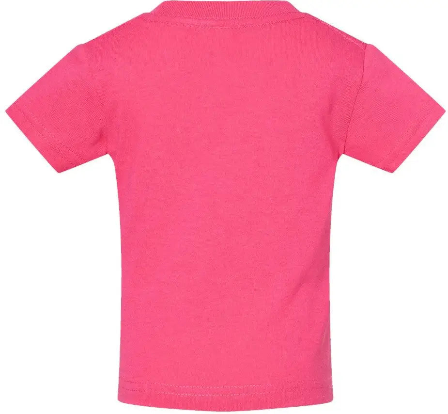 Rabbit Skins 3401 Infant Cotton Jersey Tee - Hot Pink - 6m