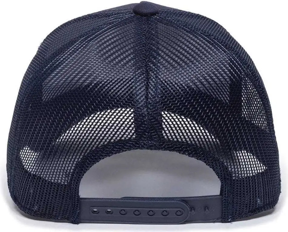 Oc Sports Gl-415 Adjustable Mesh Back Cap - Navy - 6 7/8’’ - 7 1/2’’