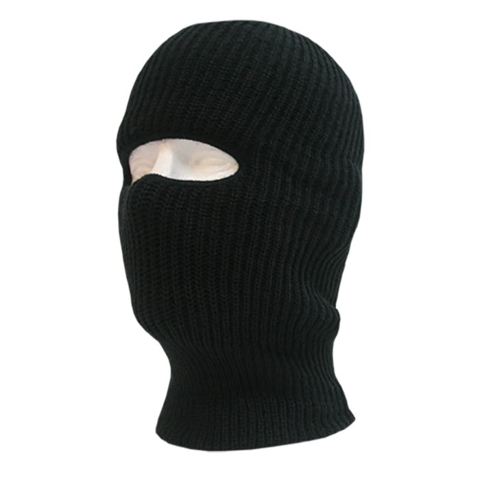 Decky 971 Face Mask 1 Hole Beanie - Black