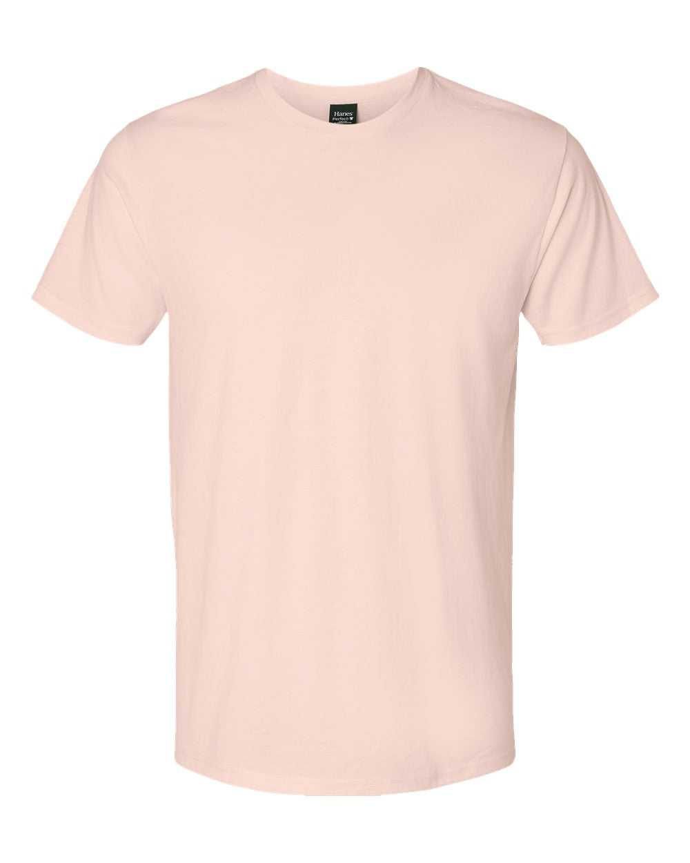 Hanes 4980 Perfect-T Short Sleeve T-Shirt - Body Blush Heather - HIT a Double - 4