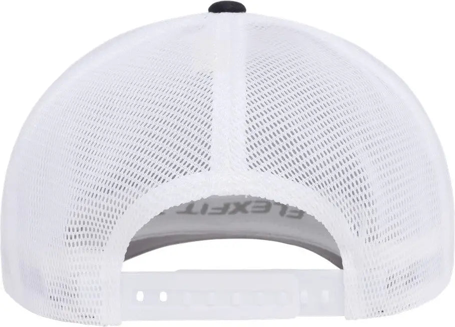 Flexfit 110m 110® Mesh-back Cap - Black White - one Size Fits Most