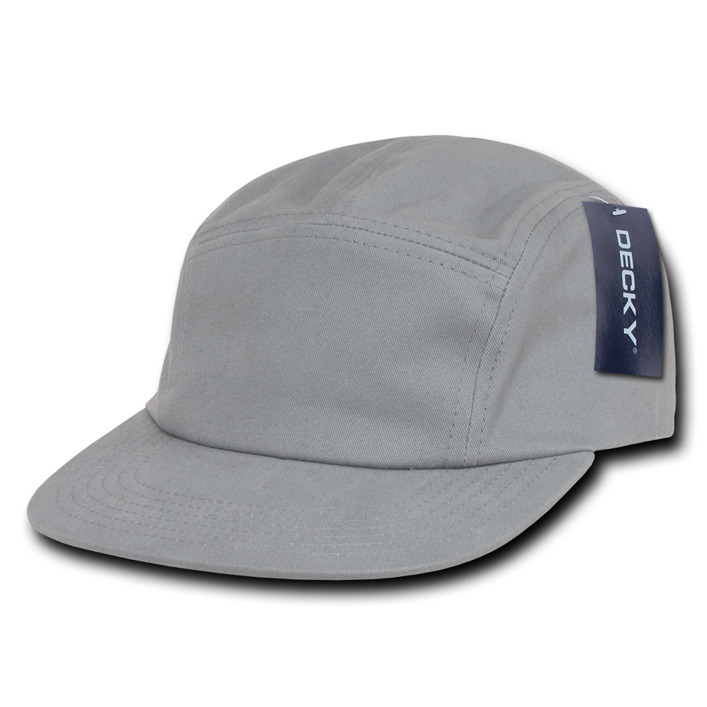 Decky 985 5 Panel Racer Cap - Grey