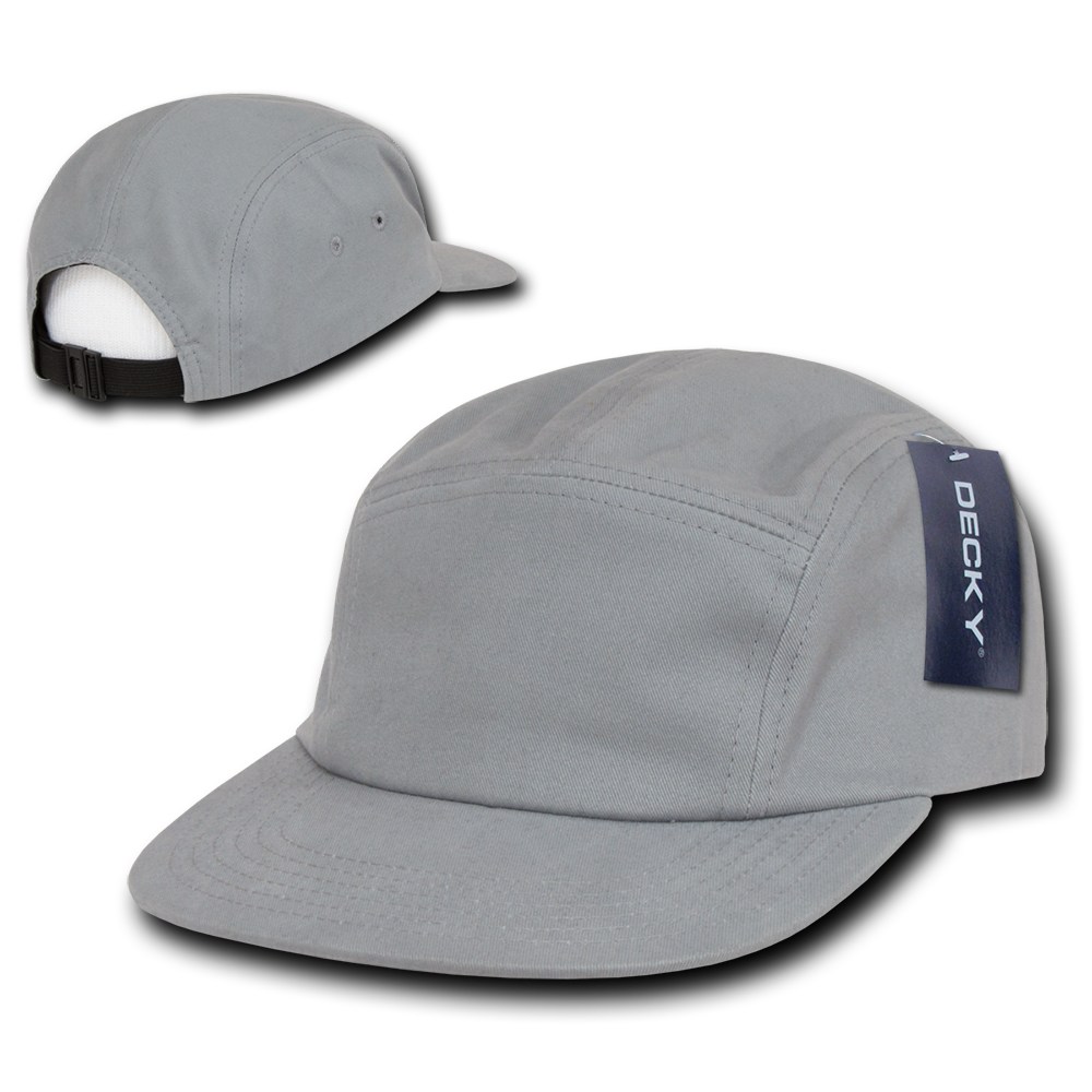 Decky 985 5 Panel Racer Cap - Grey