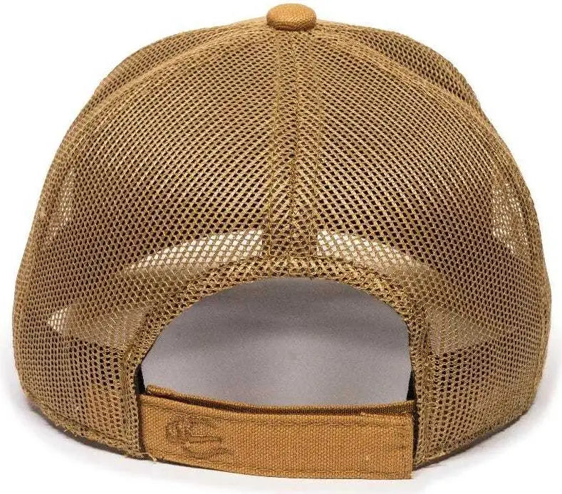 Oc Sports Duk-800m Adjustable Mesh Back Cap - Duk Brown - 6 7/8’’ - 7 1/2’’