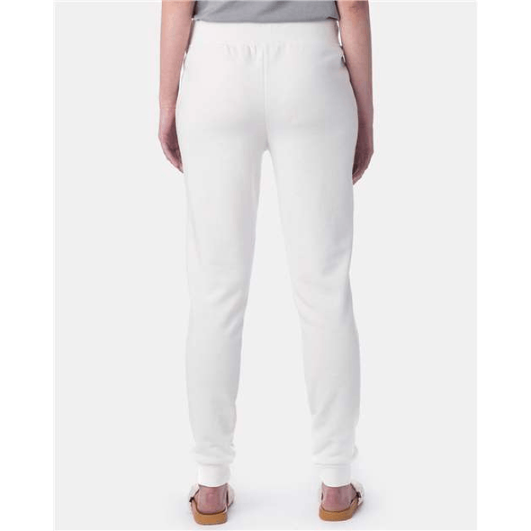 Alternative 8632 Women&#39;s Long Weekend Mineral Wash French Terry Joggers - Ivory New - HIT a Double - 3