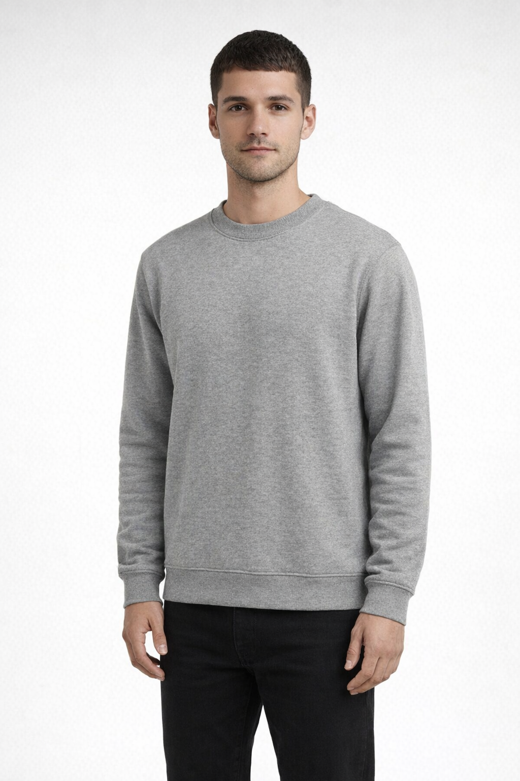 Graphite FUNDAMENTAL FLEECE CREW