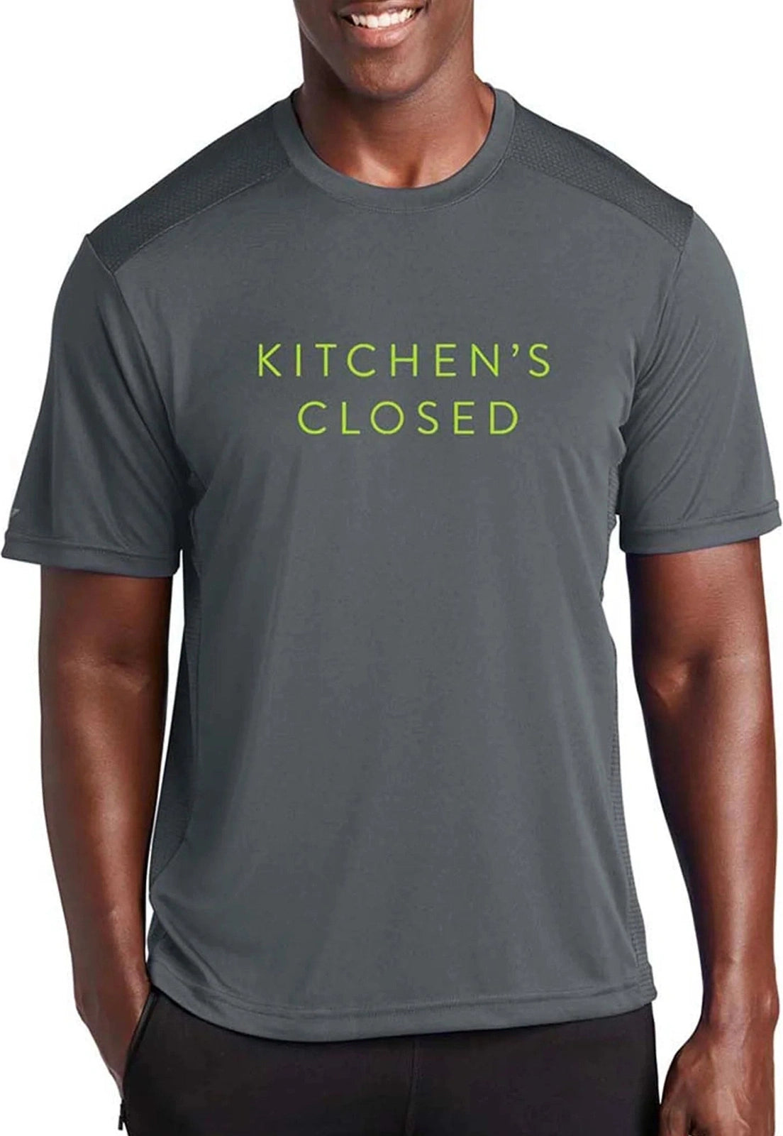 Men's Kitchen's Closed Performance Shirt Gray