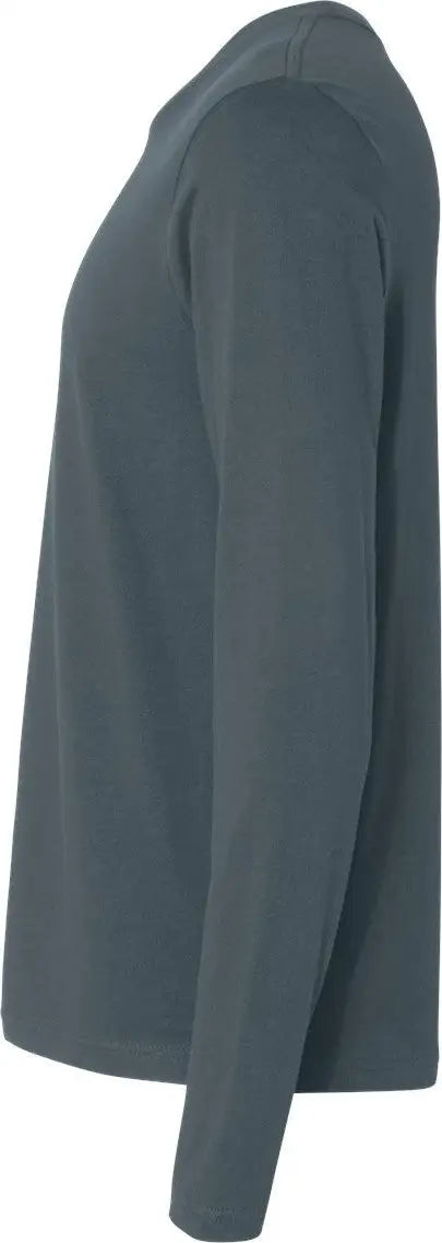 Next Level 3601 Cotton Long Sleeve T-shirt - Indigo