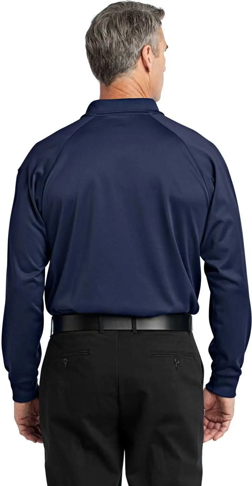 Cornerstone Cs410ls Select Long Sleeve Snag-proof Tactical Polo - Dark Navy