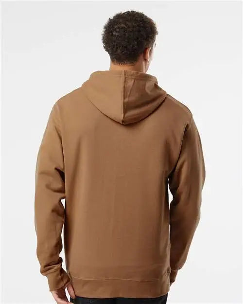 Independent Trading Co. Ss4500 Midweight Hooded Sweatshirt - Saddle