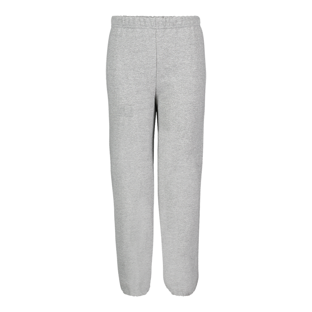 MV Sport 16182Y Youth Classic Fleece Sweatpants - Heather Gray - Front