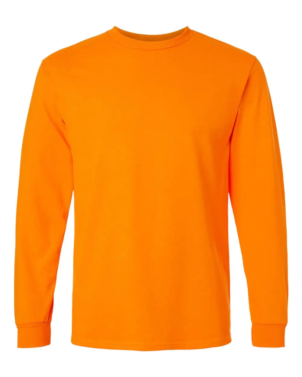 Gildan 2400 Ultra Cotton® Long Sleeve T-shirt - Safety Orange - s
