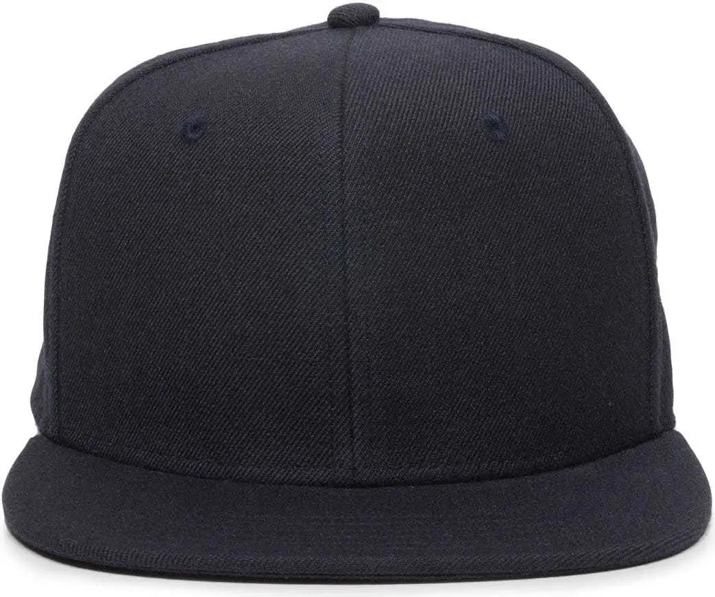 Oc Sports Redlbl101 Adjustable Flat Bill Heathered Cap - Navy - 6 7/8’’ - 7 1/2’’