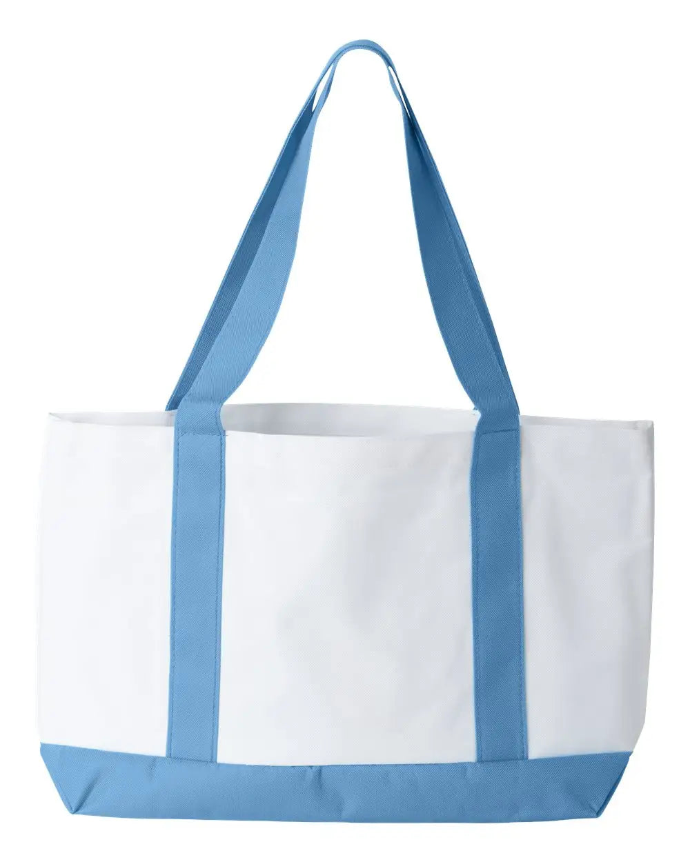 Liberty Bags 7002 P&o Cruiser Tote - White Light Blue - Columbia / one Size Fits Most
