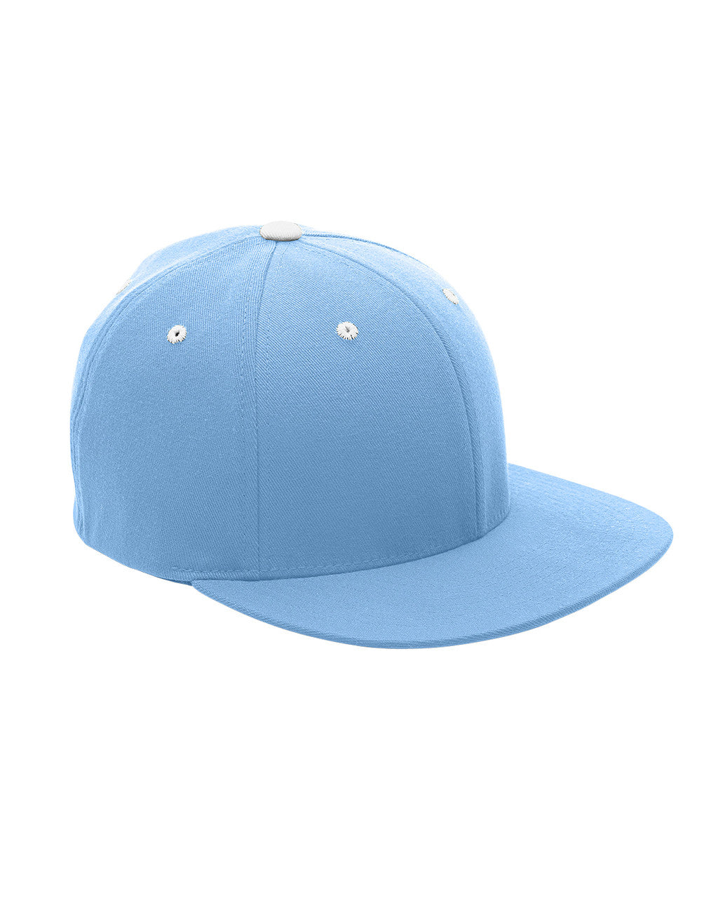 Team 365 ATB101 Pro-Formance® Contrast Eyelets Cap - Sport Light Blue  White
