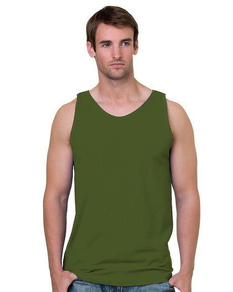 Bayside 6500B USA-Made Tank Top - 6500 - Tobacco