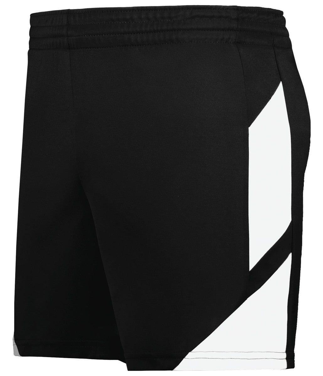 Augusta 1738 Ladies Step-Back 5" Shorts - Black White