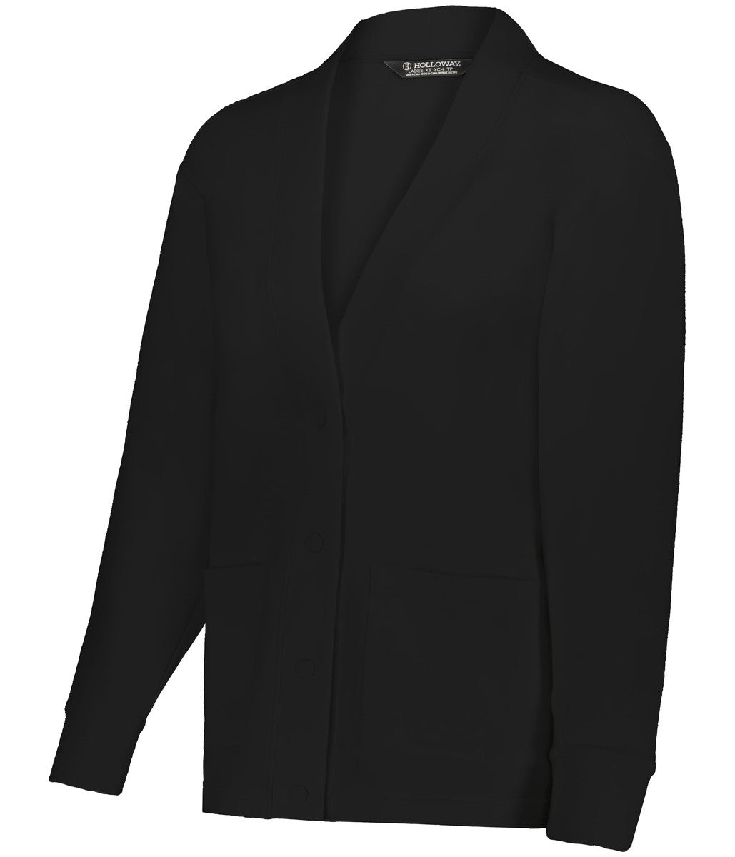 Holloway 223781 Ladies Heritage Prep Cardigan - Black