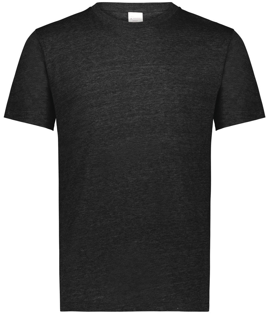 Augusta 6960 Yth All-Day C/B Tri-Blnd Tee - Black Heather