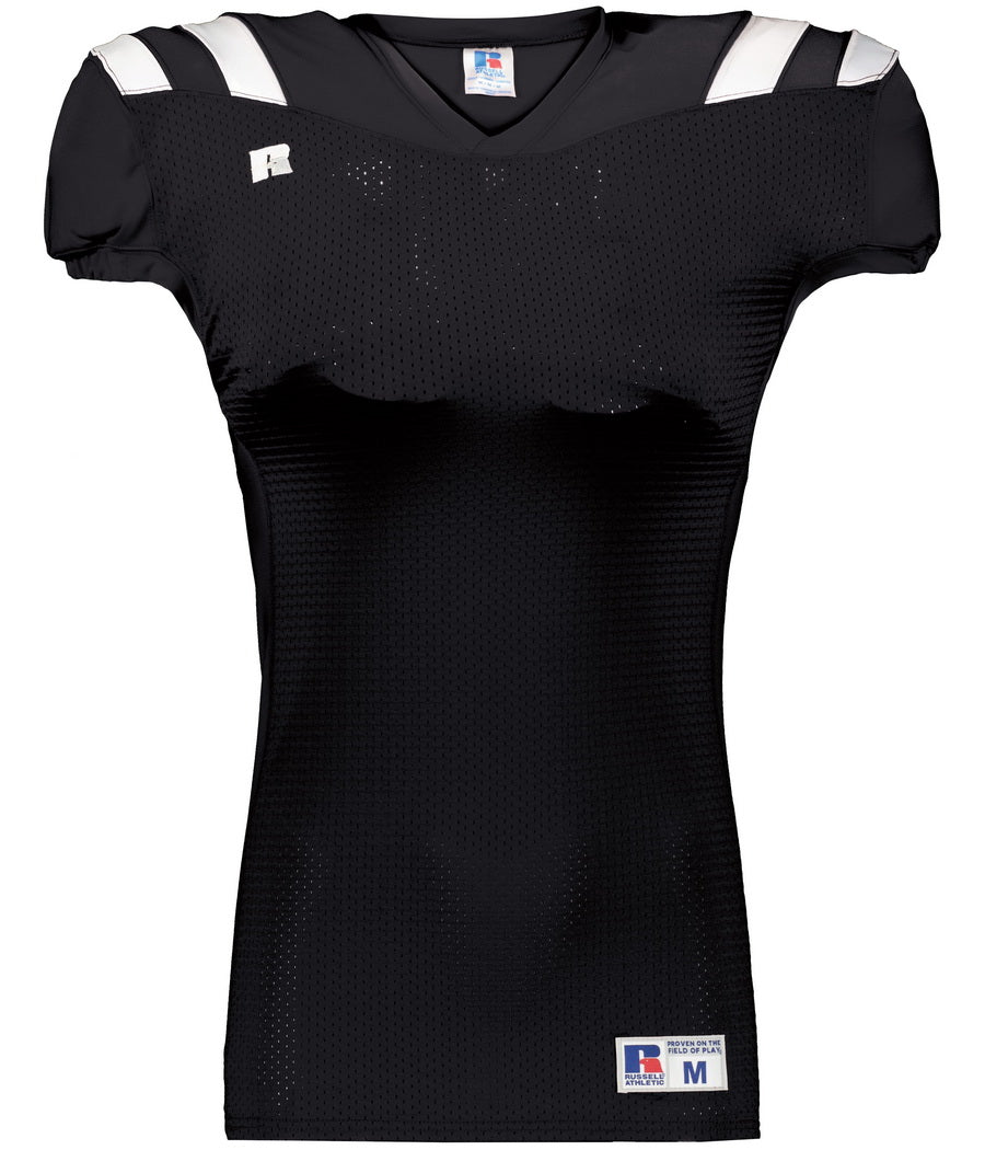Russell R0100W Youth Canton Football Jersey - Black White