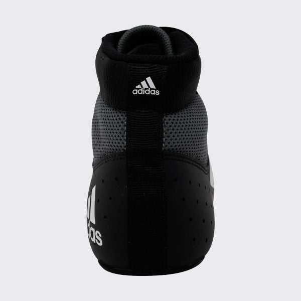 Adidas 229 Mat Hog 2.0 Wrestling Shoes - Black Onyx White - HIT a Double - 4