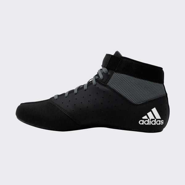 Adidas 229 Mat Hog 2.0 Wrestling Shoes - Black Onyx White - HIT a Double - 2