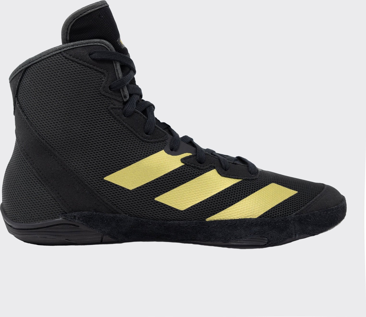 Adidas 233 Adizero Wrestling Shoes  - Black Metallic Gold - HIT a Double - 1
