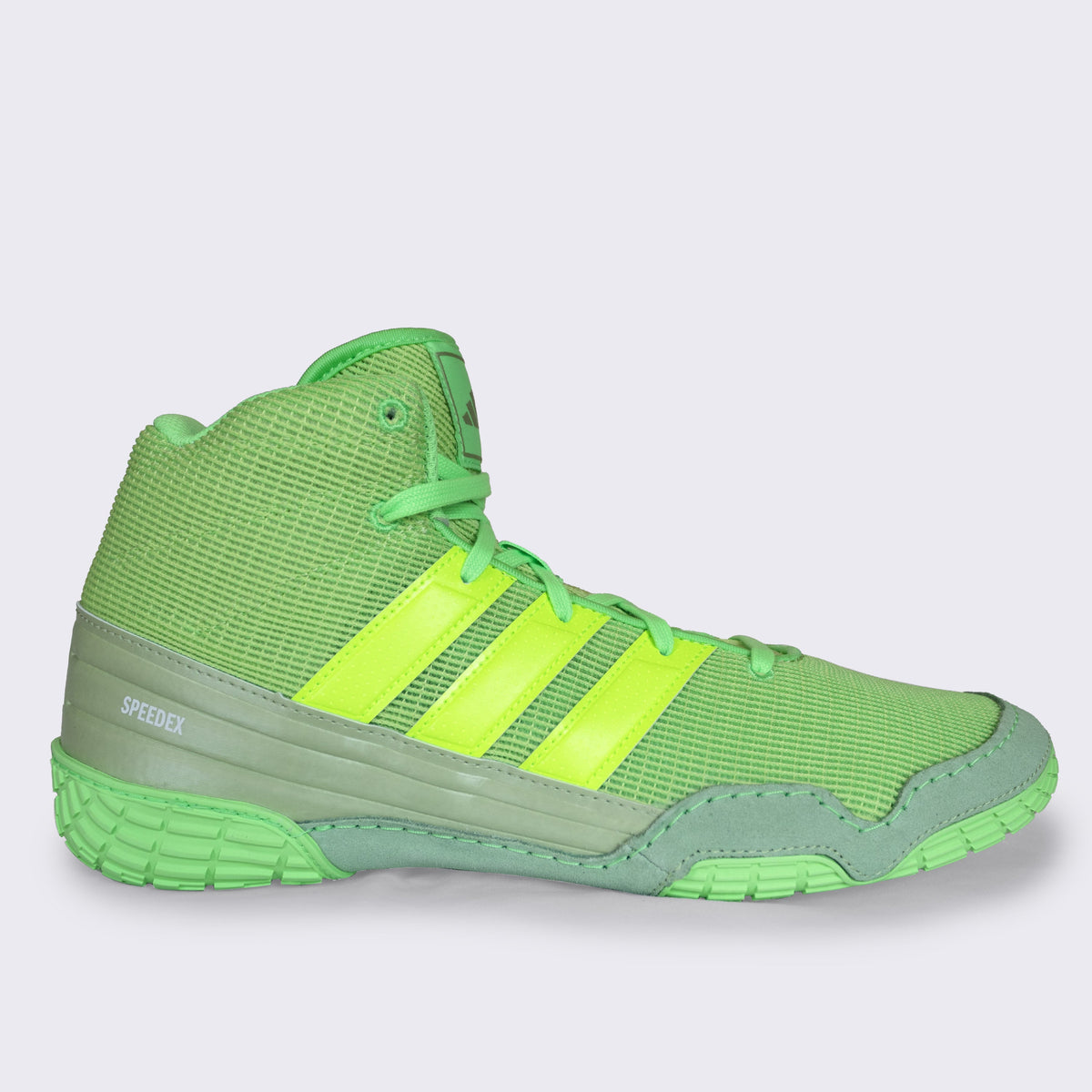 Adidas 236 SpeedEx Wrestling Shoes  - Lime Solar Green White - HIT a Double - 1