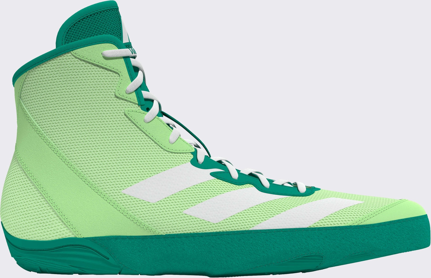 Adidas 233 Adizero Wrestling Shoes  - Lime White Teal - HIT a Double - 1