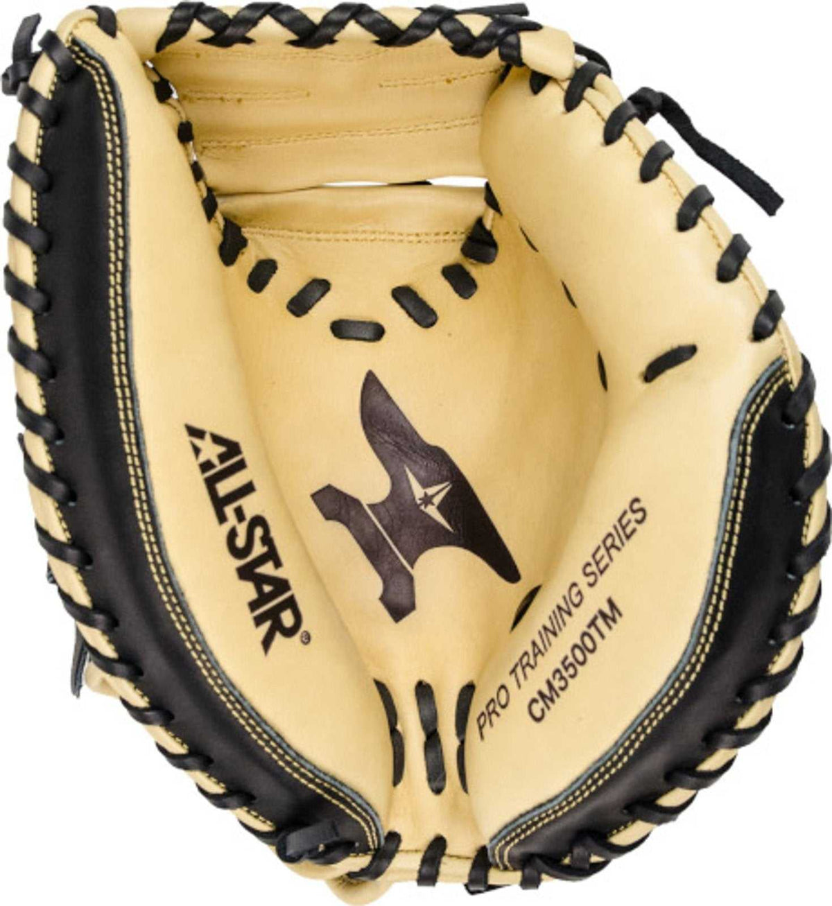 All Star Anvil CM5000TM 33.50&quot; Weighted Training Catcher&#39;s Mitt - Mocha Tan - HIT a Double - 2