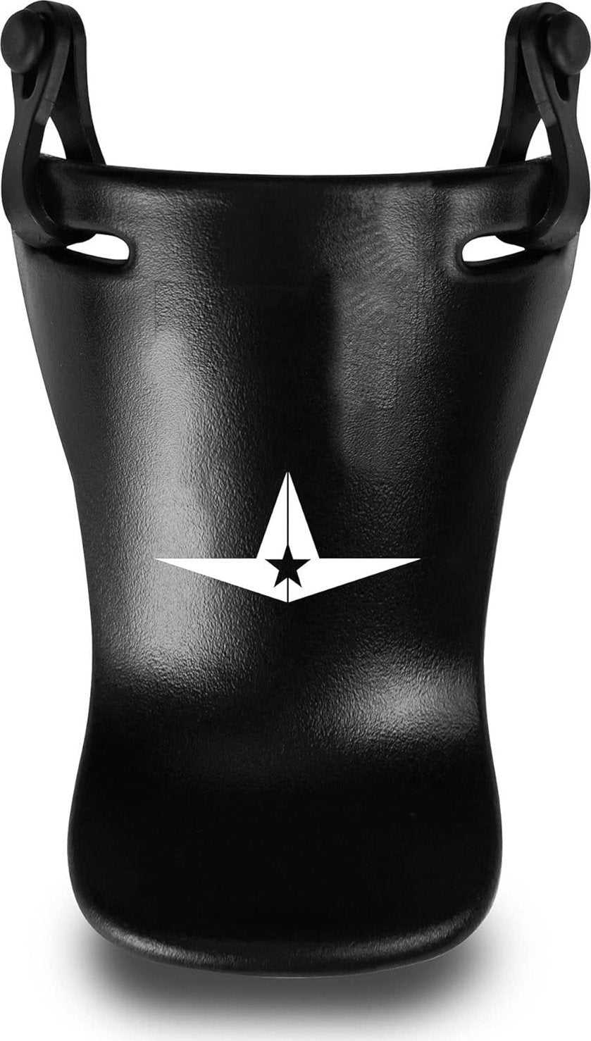 All-Start Catcher&#39;s Youth Throat Guard - Black - HIT a Double - 1
