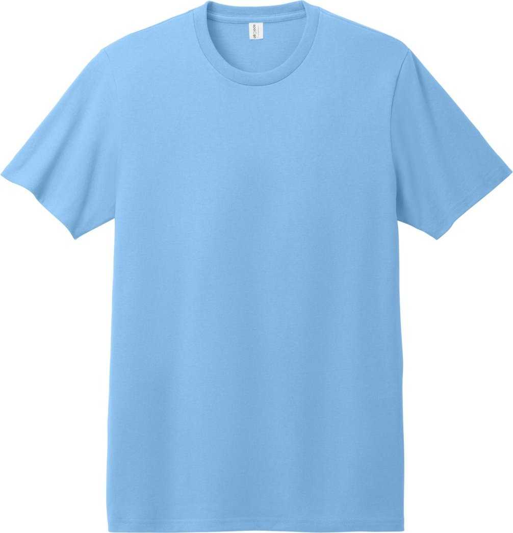 AllMade AL3000 Unisex Heavyweight Recycled Cotton Tee - ArcticBlue - HIT a Double - 1