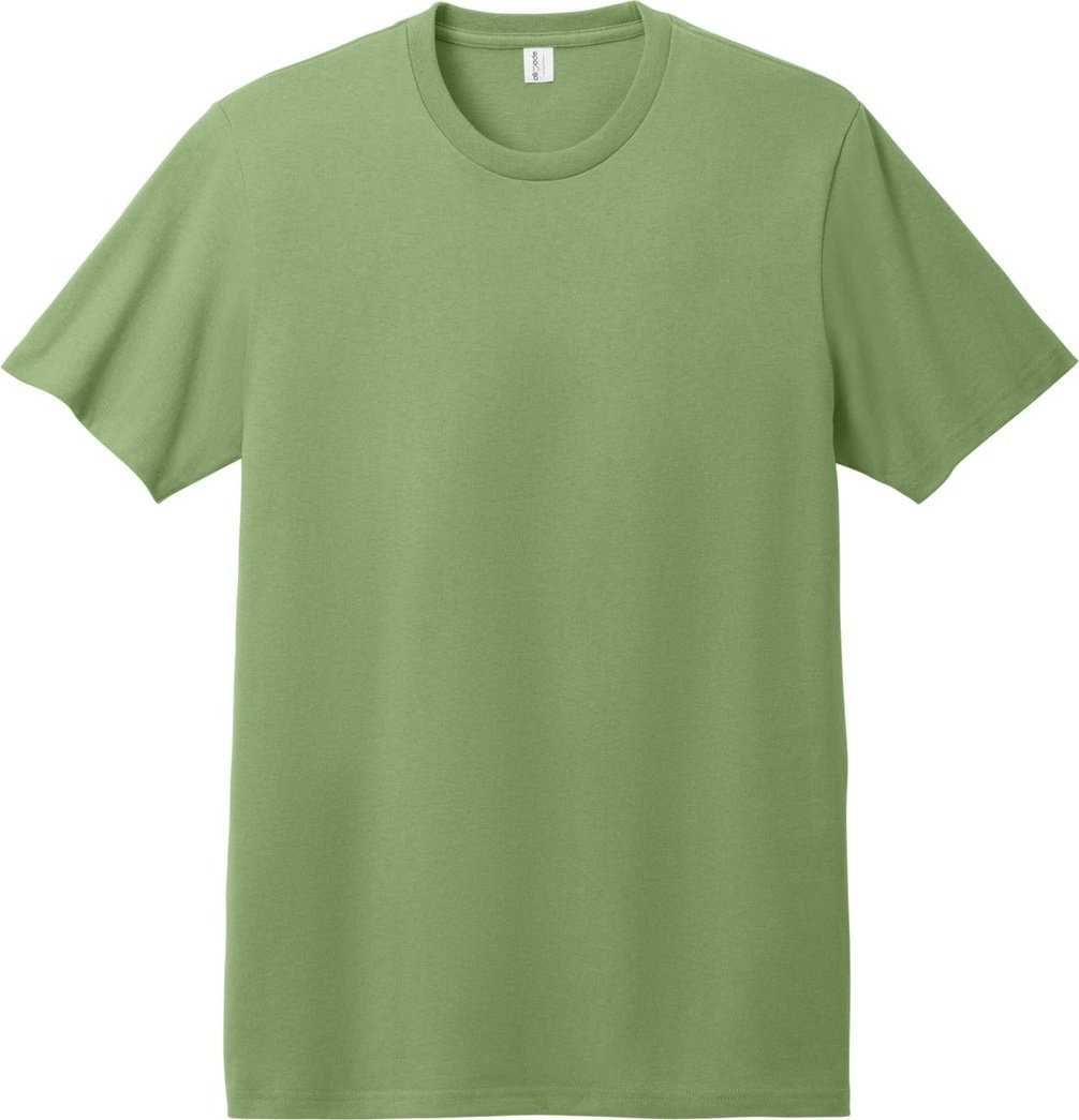 AllMade AL3000 Unisex Heavyweight Recycled Cotton Tee - Olive You Green - HIT a Double - 1