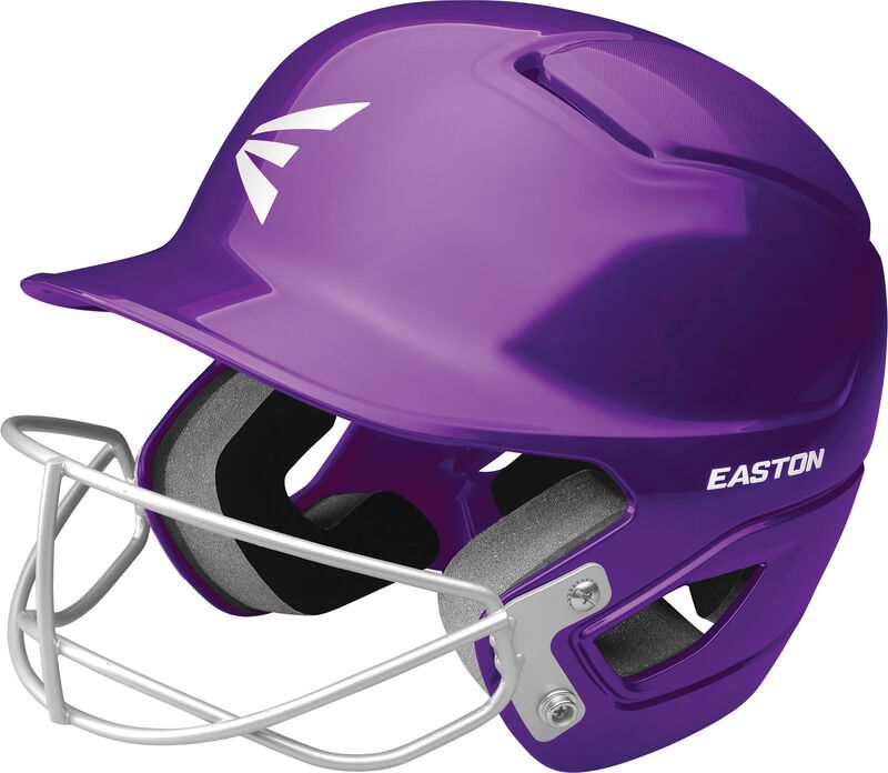 Easton Alpha Fastpitch Batting Helmet with Softball Mask - Purple
